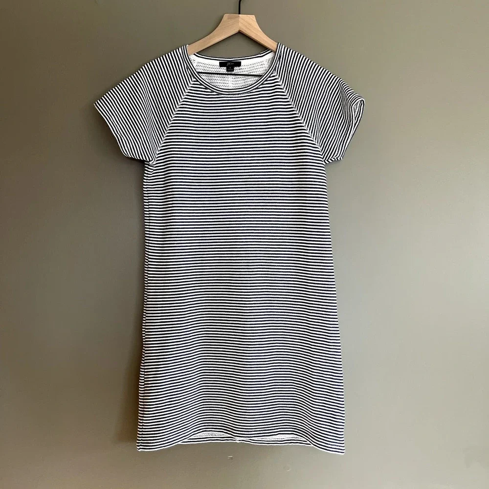 J. Crew Striped Cozy Beach Dress Size Small Casual Comfortable Vacation‎ Resort